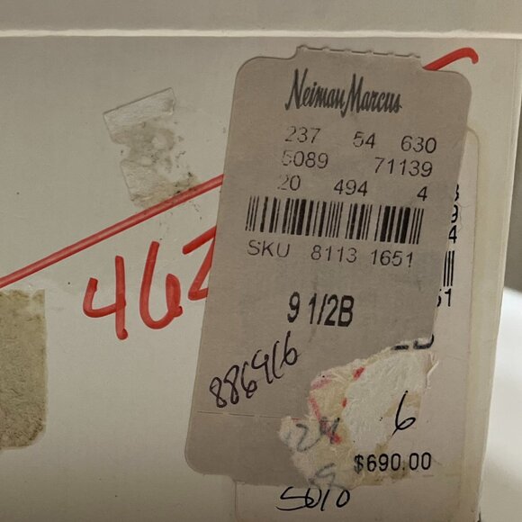 Vintage Dior Leather Fur Brown/Camel 4" High Heels US 9.5 EU 39.5 With Box - Picture 10 of 10